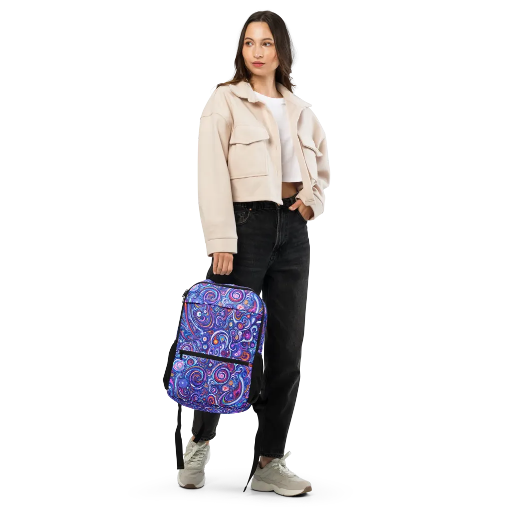 Cosmic Marbles on Utility Backpack — Front