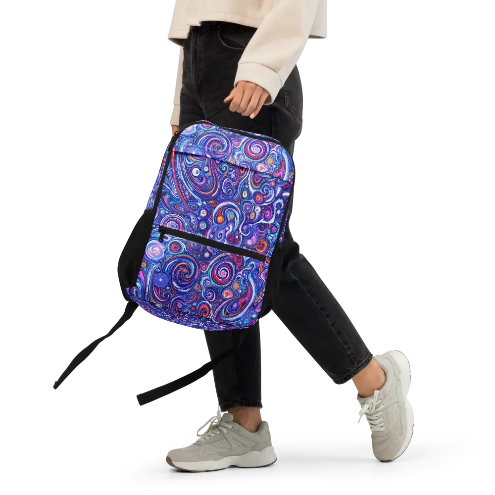 Cosmic Marbles on Utility Backpack — Front