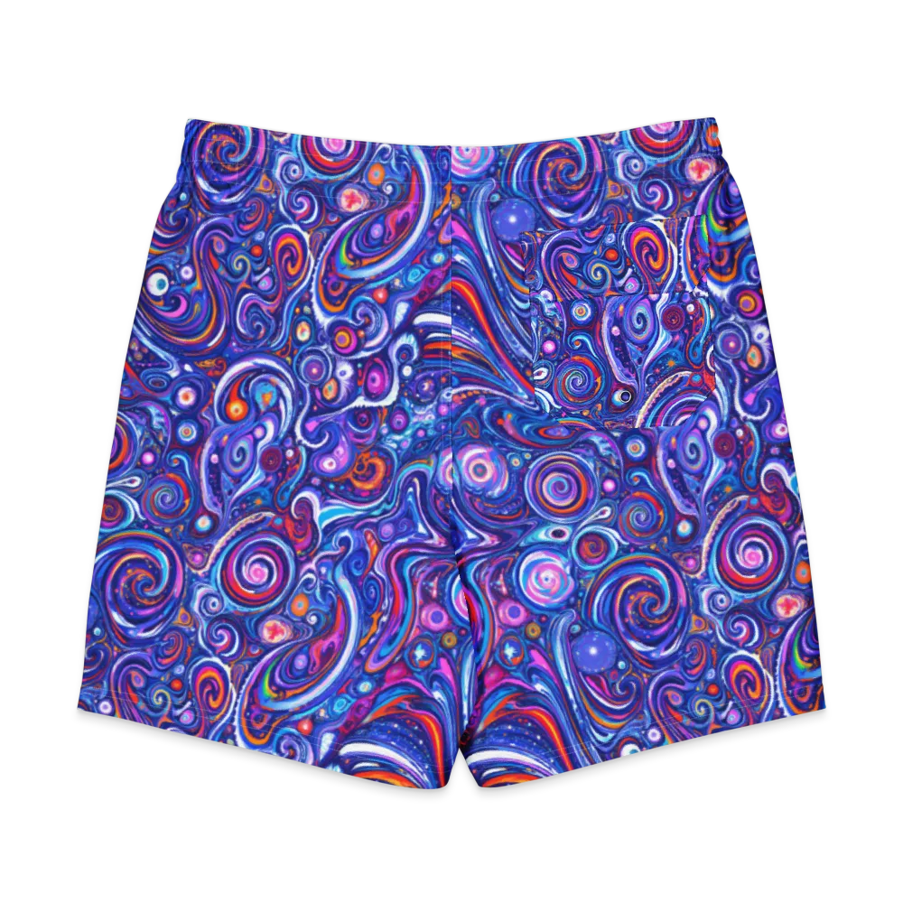 Cosmic Marbles on Men's Board Shorts — Back