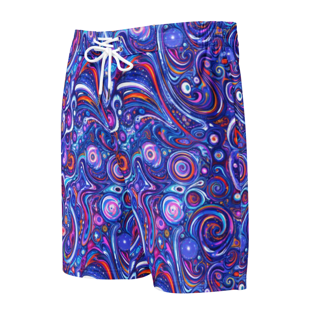 Cosmic Marbles on Men's Board Shorts — Front