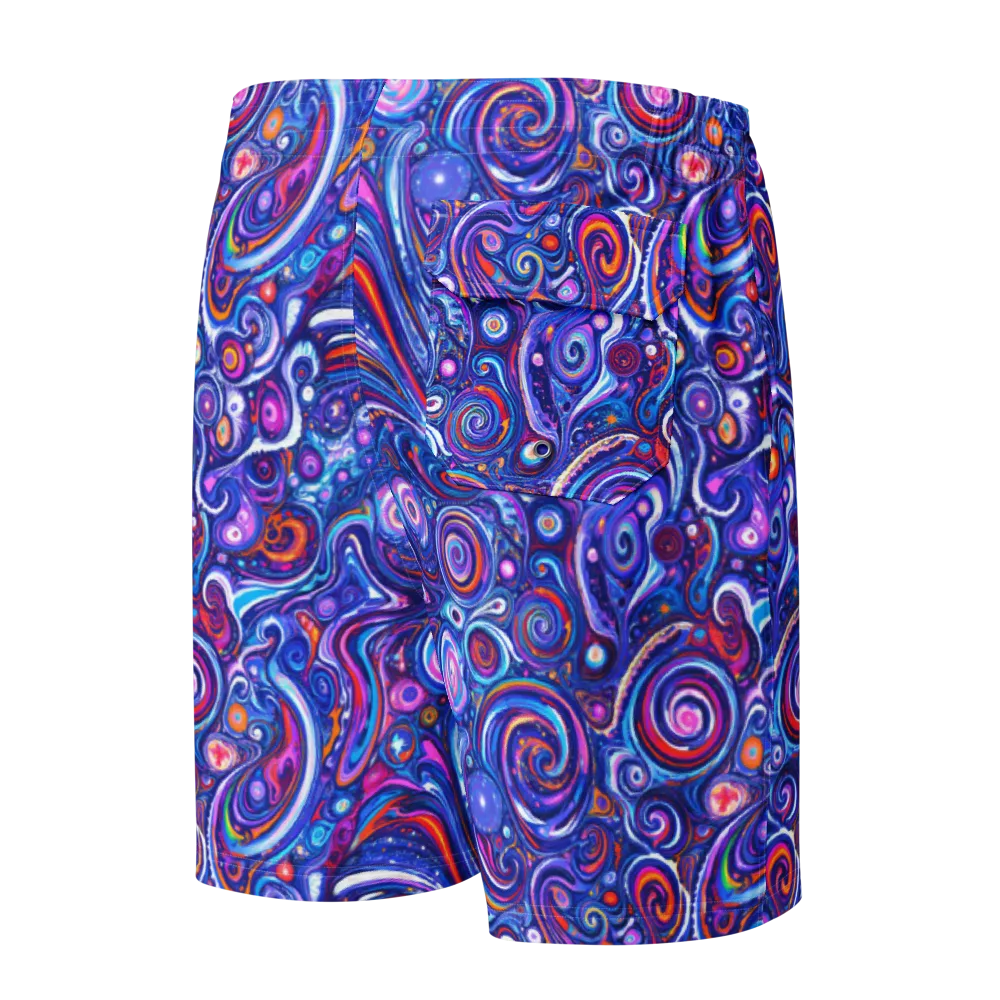 Cosmic Marbles on Men's Board Shorts — Back