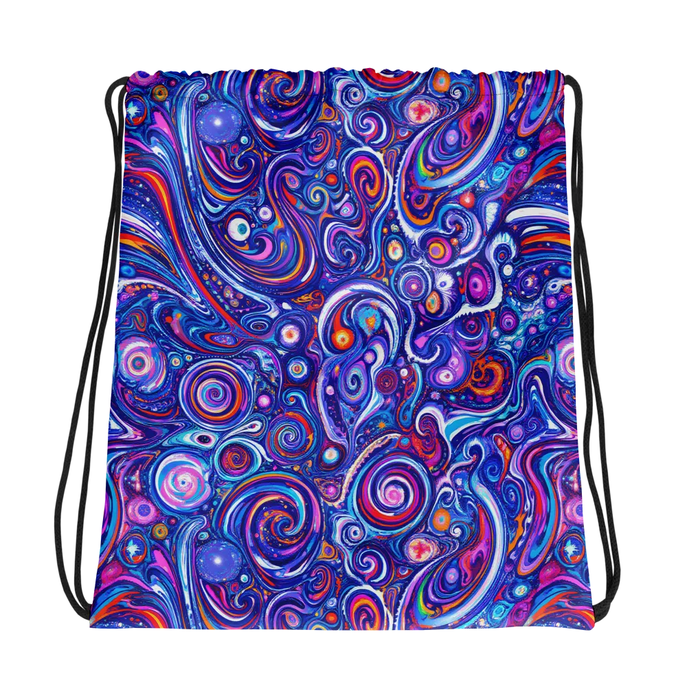 Cosmic Marbles on Drawstring Bag — Photo