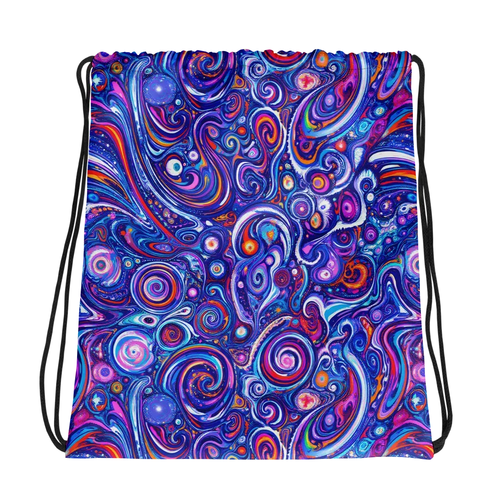 Cosmic Marbles on Drawstring Bag — Photo