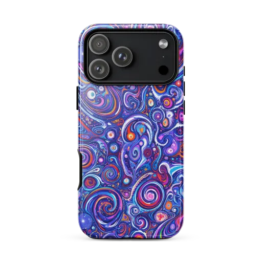 Cosmic Marbles on a Tough Case for iPhone®