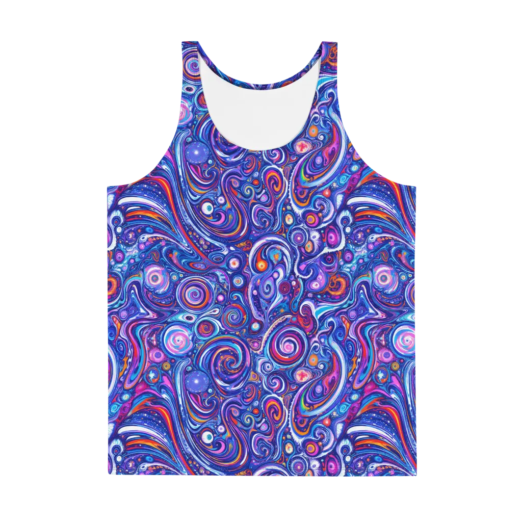 Cosmic Marbles on Men's Tank Top — Front
