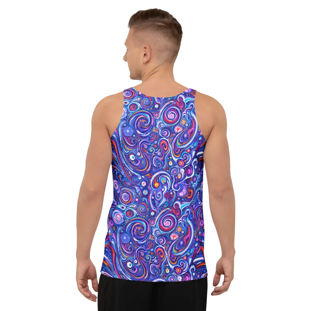 Cosmic Marbles on Men's Tank Top — Back