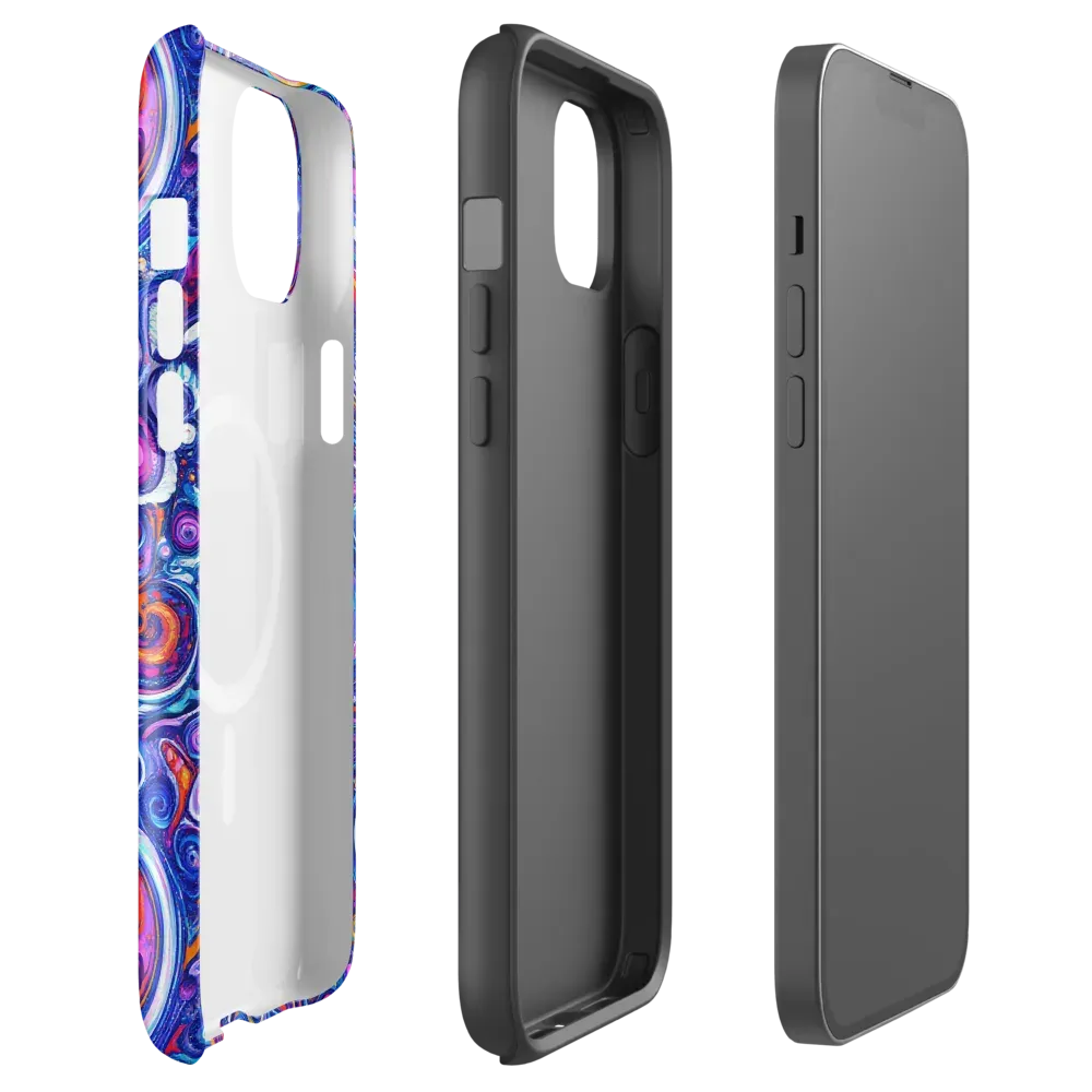 Cosmic Marbles on MagSafe Tough Case for iPhone® — Front