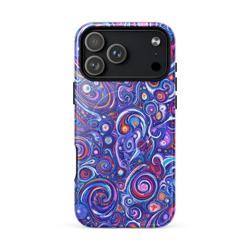 Cosmic Marbles on a MagSafe Tough Case for iPhone®