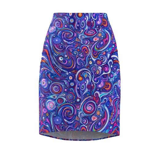Cosmic Marbles on a Pencil Skirt