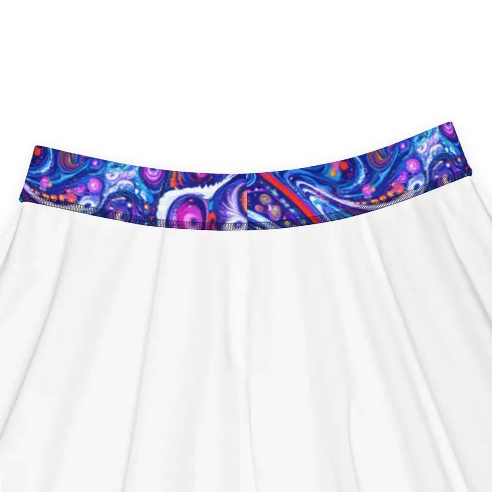 Cosmic Marbles on Skater Skirt — Product details