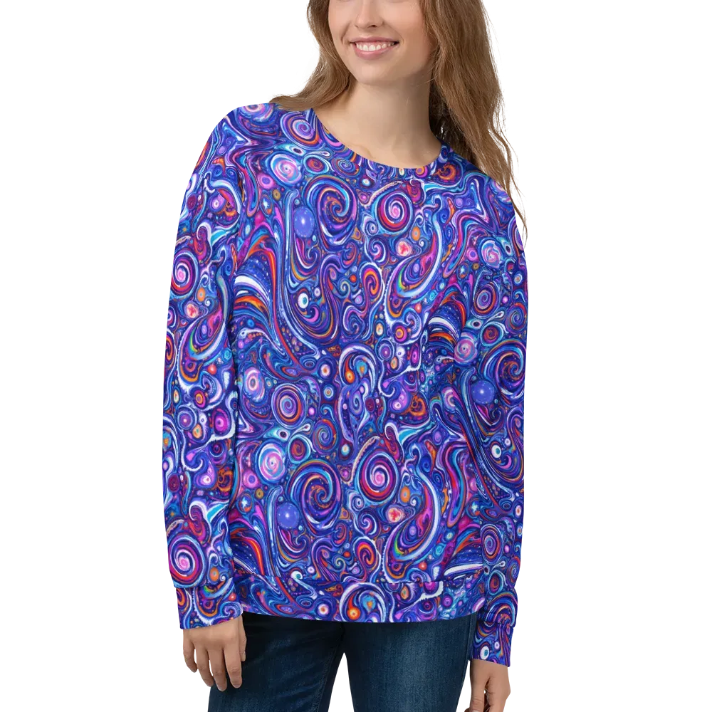 Cosmic Marbles on Sweatshirt — Front