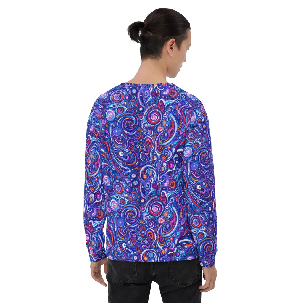 Cosmic Marbles on Sweatshirt — Back