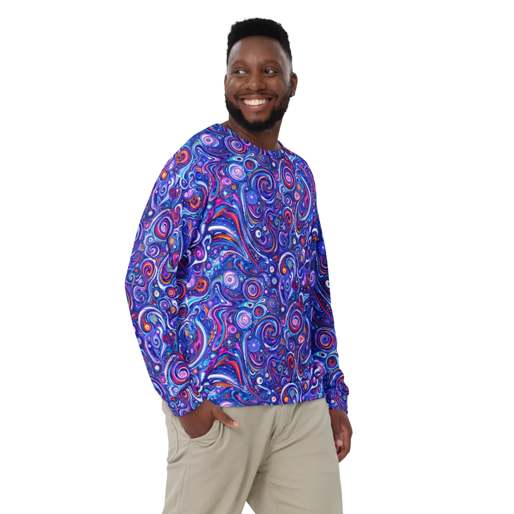 Cosmic Marbles on Sweatshirt — Front