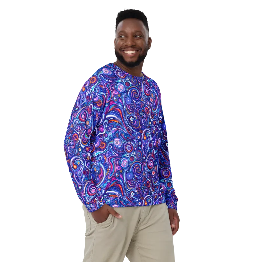Cosmic Marbles on Sweatshirt — Front
