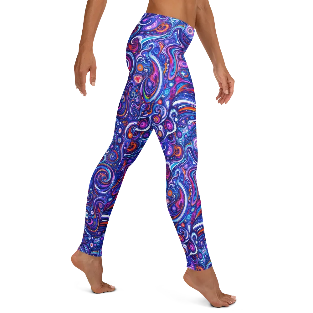 Cosmic Marbles on Leggings — Right