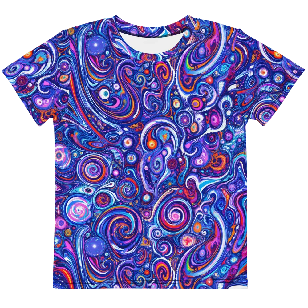 Cosmic Marbles on Kids Crew Neck T-Shirt — Front