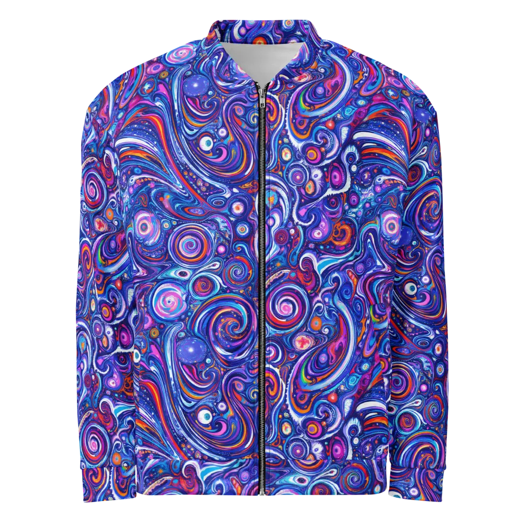 Cosmic Marbles on Bomber Jacket — Front