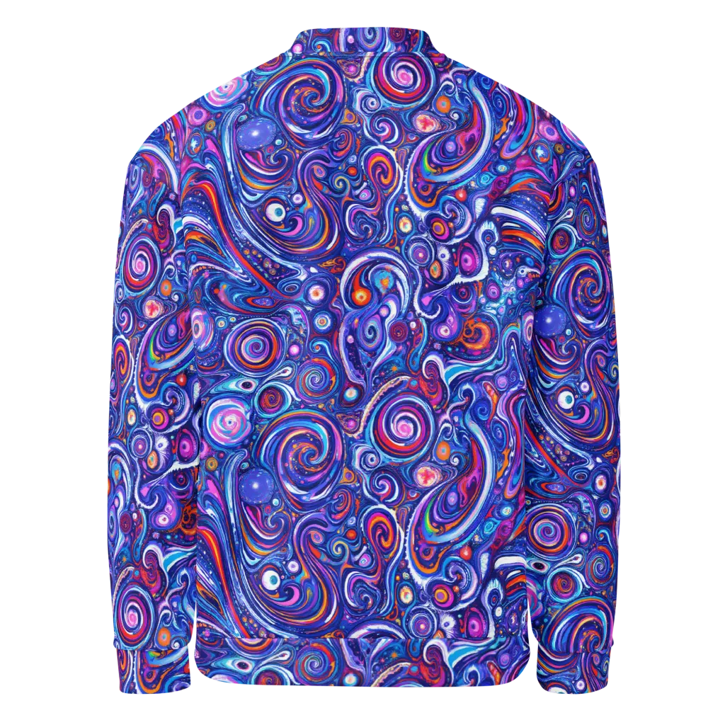 Cosmic Marbles on Bomber Jacket — Back