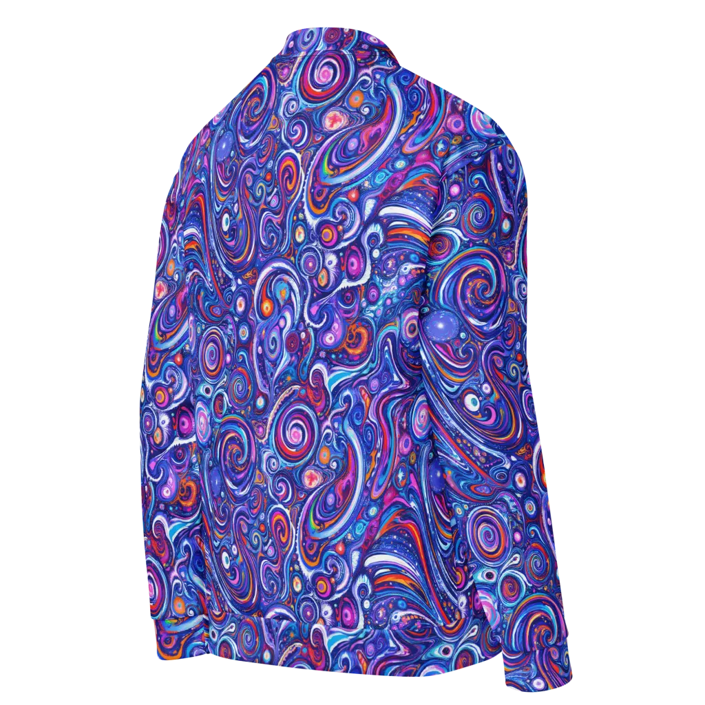 Cosmic Marbles on Bomber Jacket — Right Back
