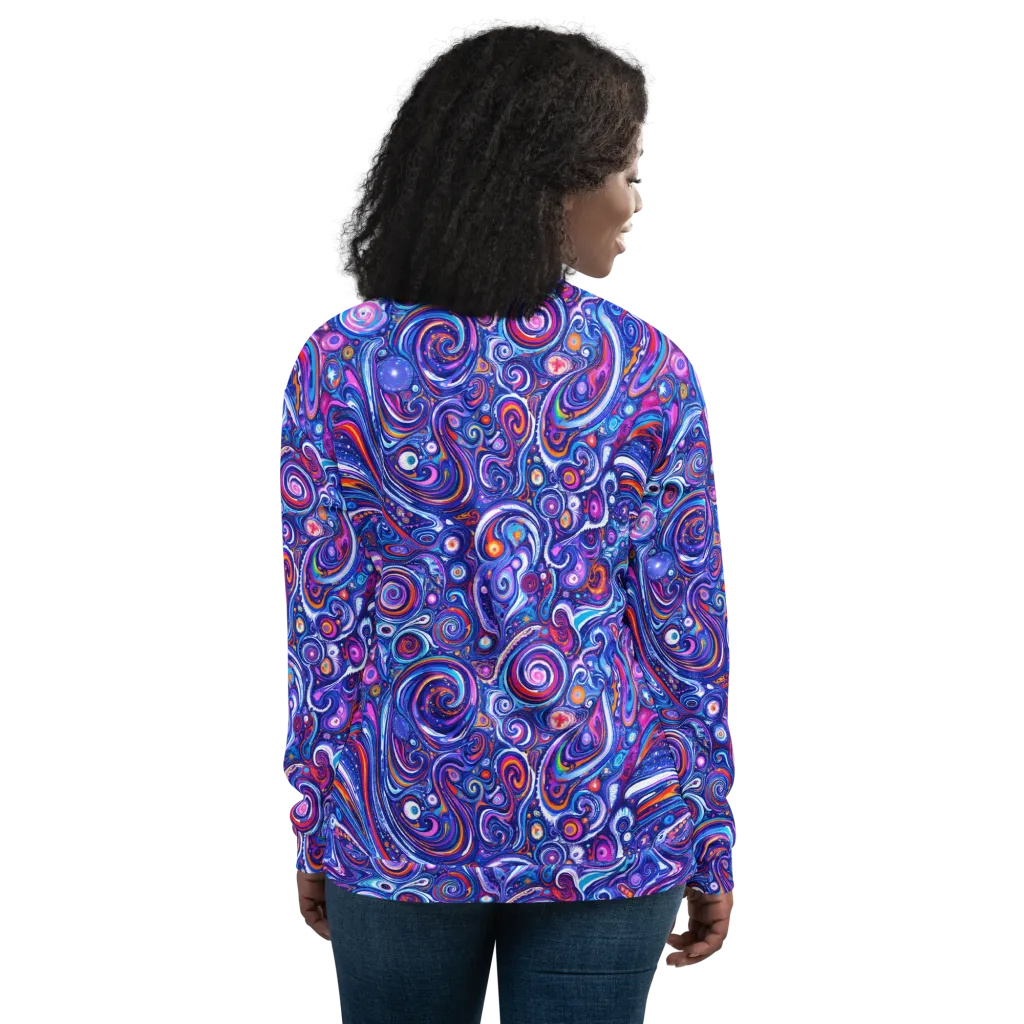 Cosmic Marbles on Bomber Jacket — Back