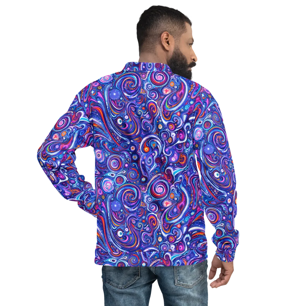 Cosmic Marbles on Bomber Jacket — Back