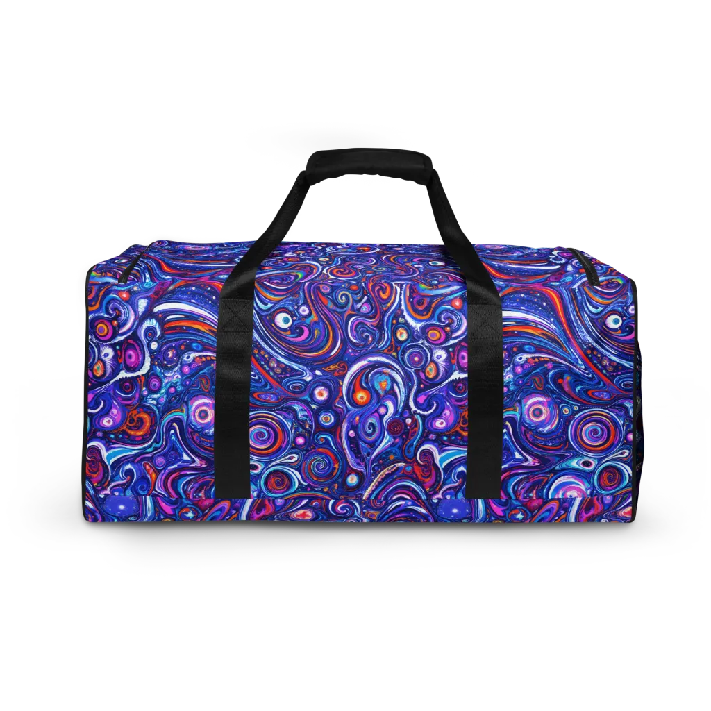 Cosmic Marbles on Duffle Bag — Back