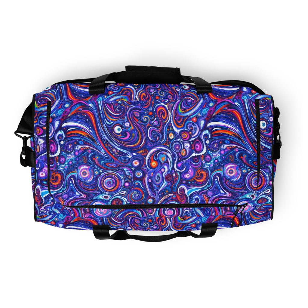 Cosmic Marbles on Duffle Bag — Top