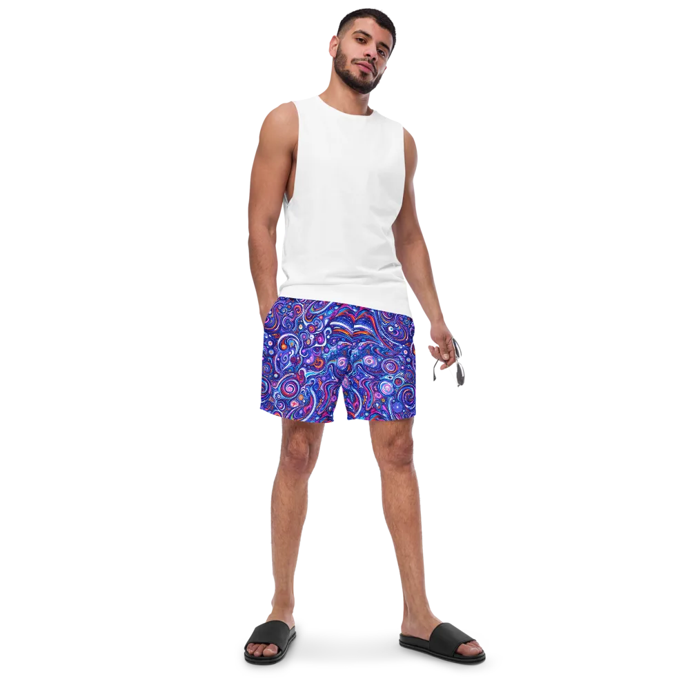 Cosmic Marbles on Swim Trunks — Front