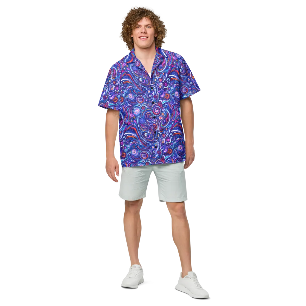 Cosmic Marbles on Button Shirt — Front
