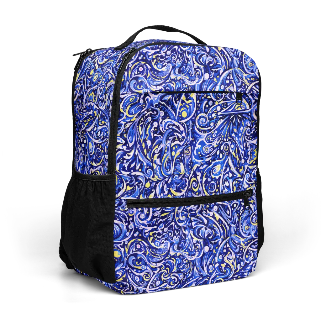 Cobalt Rapture on Utility Backpack — Right Front