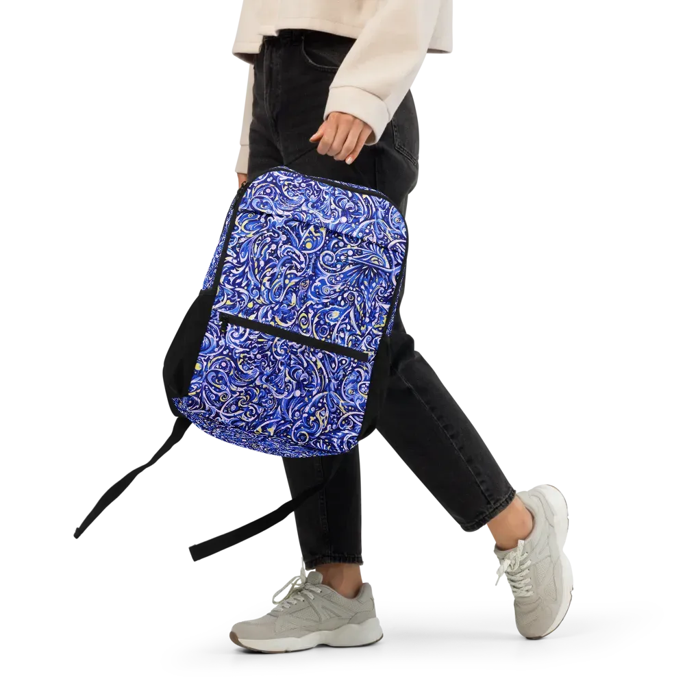 Cobalt Rapture on Utility Backpack — Front