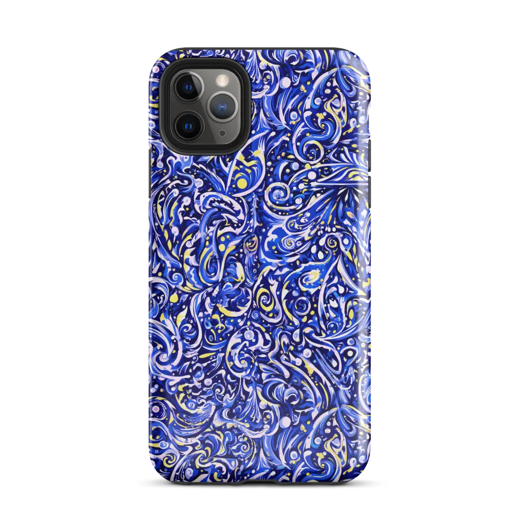 Cobalt Rapture on Tough Case for iPhone® — Front