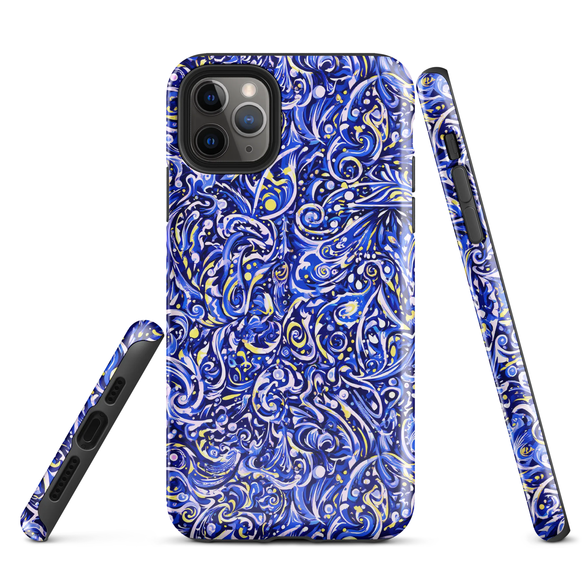 Cobalt Rapture on Tough Case for iPhone® — Front