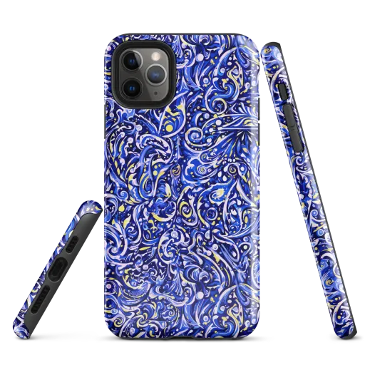 Cobalt Rapture on a Tough Case for iPhone®