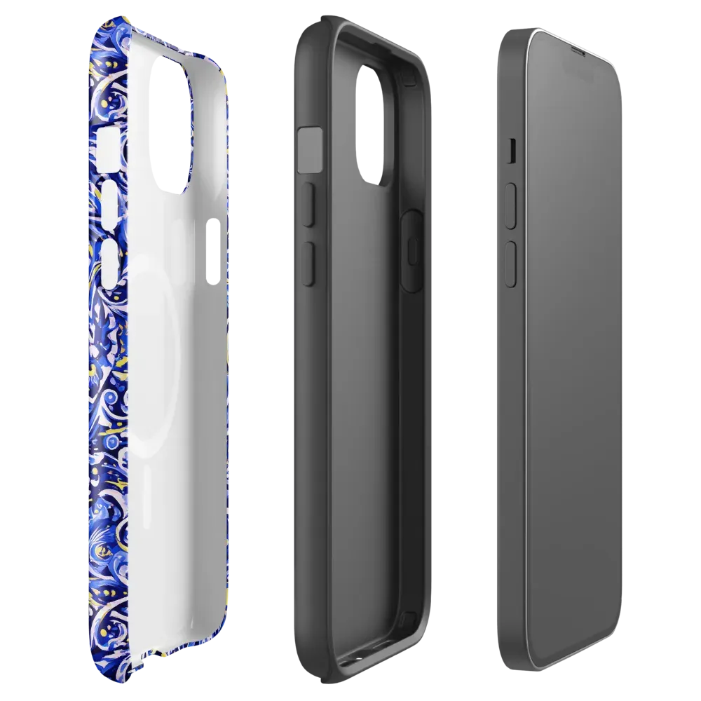 Cobalt Rapture on MagSafe Tough Case for iPhone® — Front