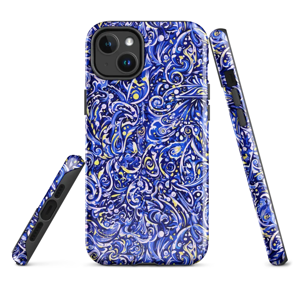 Cobalt Rapture on MagSafe Tough Case for iPhone® — Front