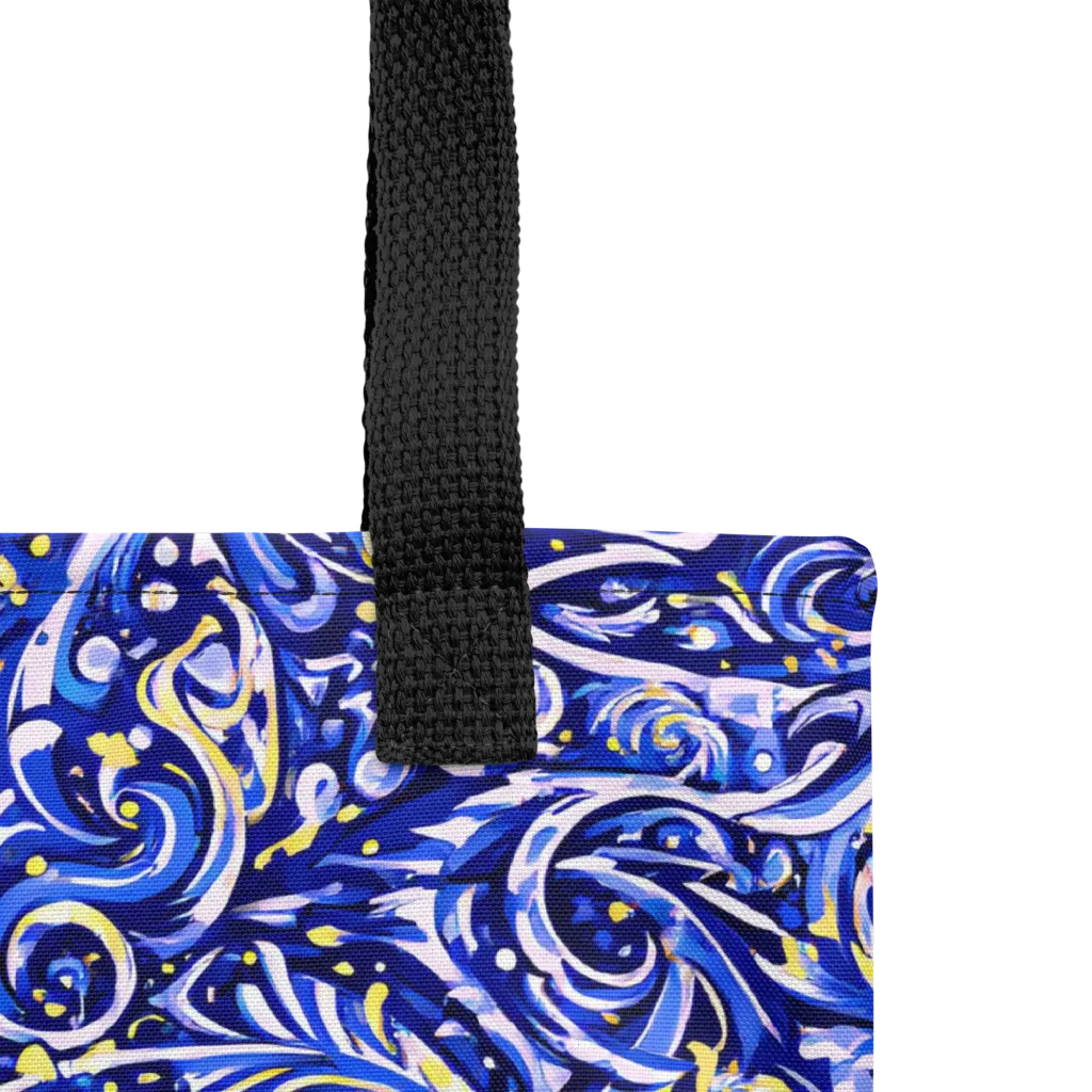 Cobalt Rapture on Tote Bag — Product details