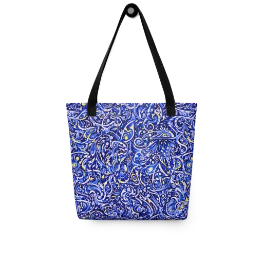 Cobalt Rapture on a Tote Bag