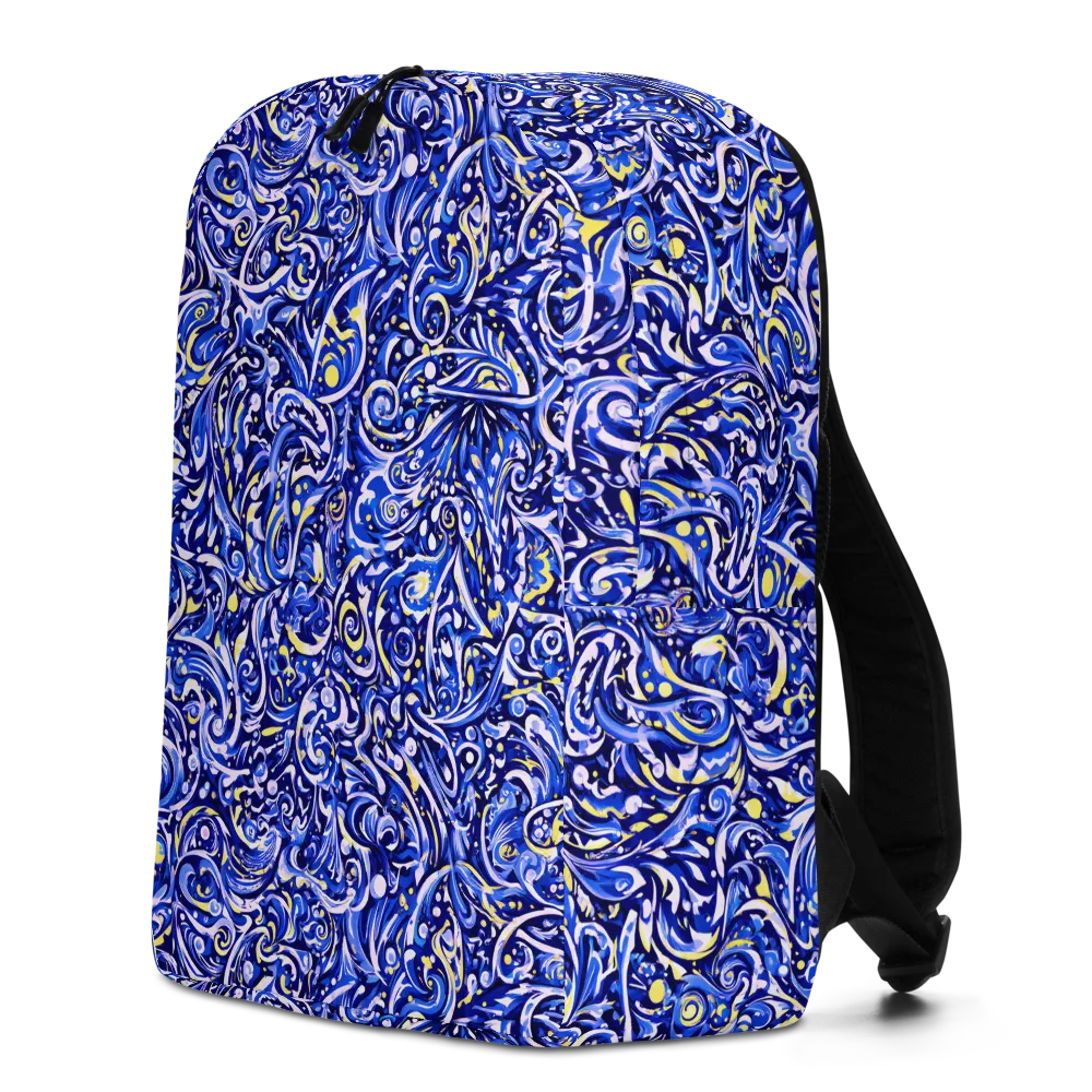Cobalt Rapture on Minimalist Backpack — Left