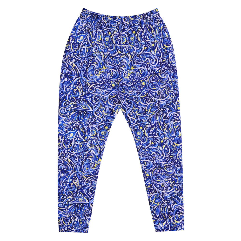 Cobalt Rapture on Men's Joggers — Front
