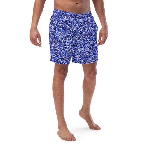 Cobalt Rapture on a Swim Trunks