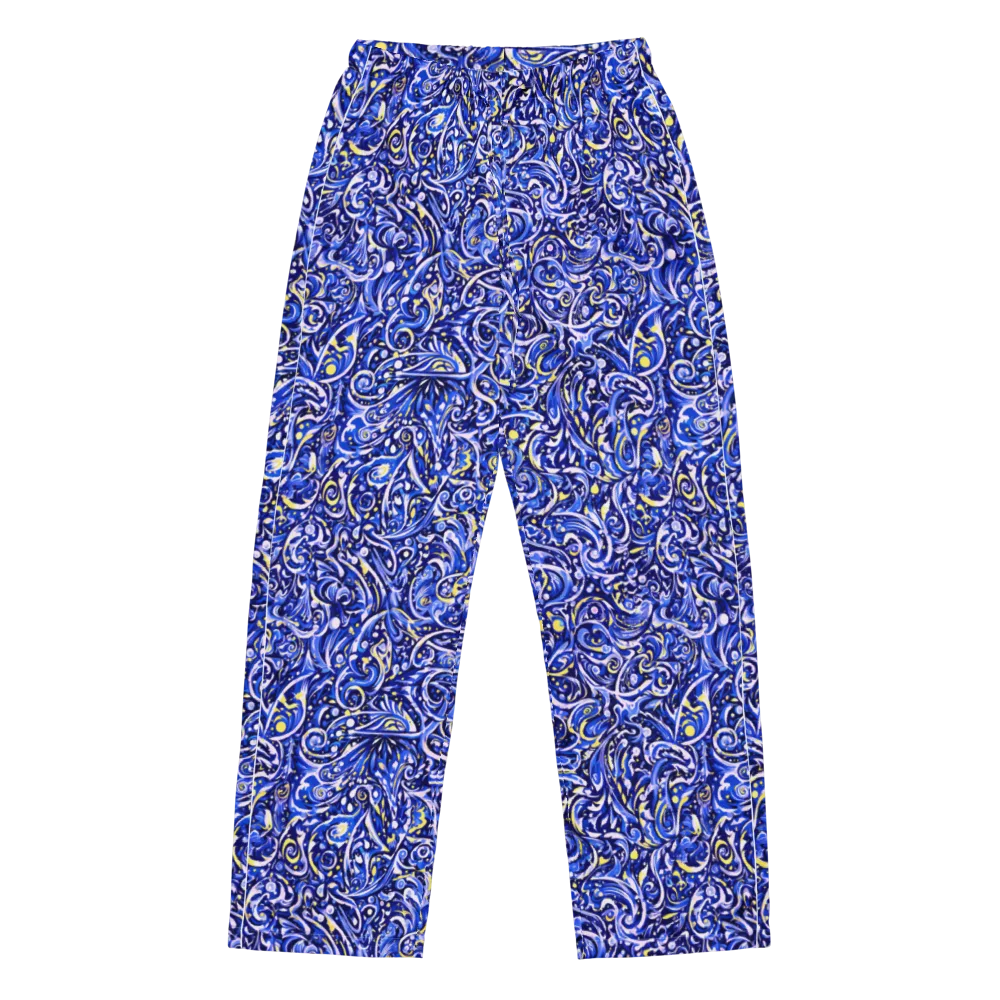 Cobalt Rapture on Women's Pajama Pants — Front