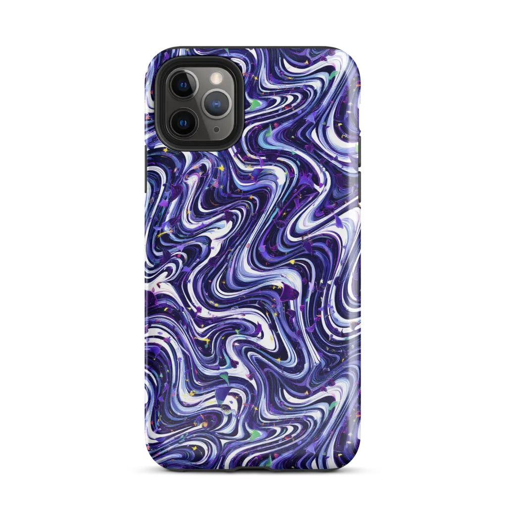 Astral Marbling on Tough Case for iPhone® — Front