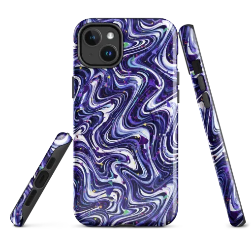 Astral Marbling on a MagSafe Tough Case for iPhone®