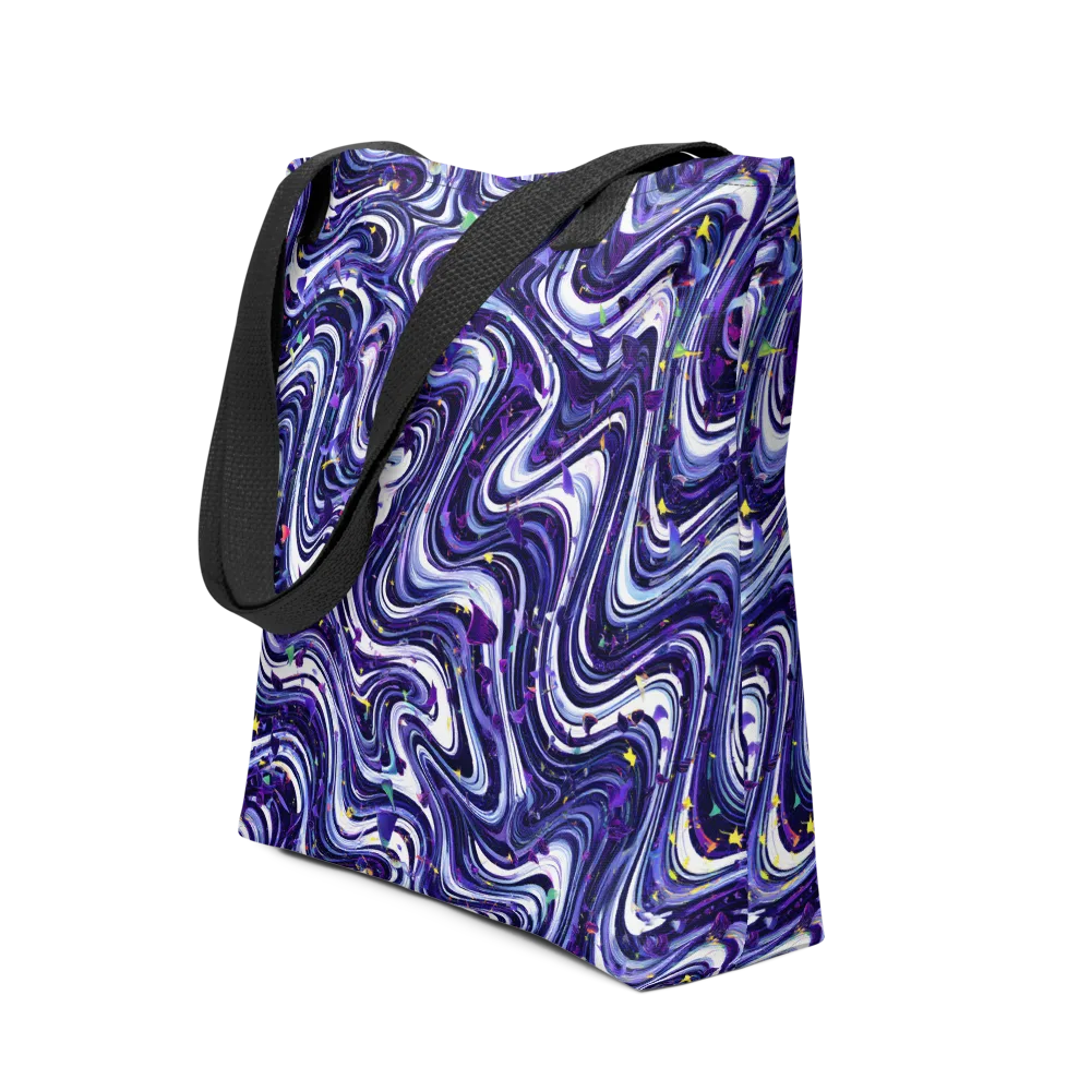 Astral Marbling on Tote Bag — Front