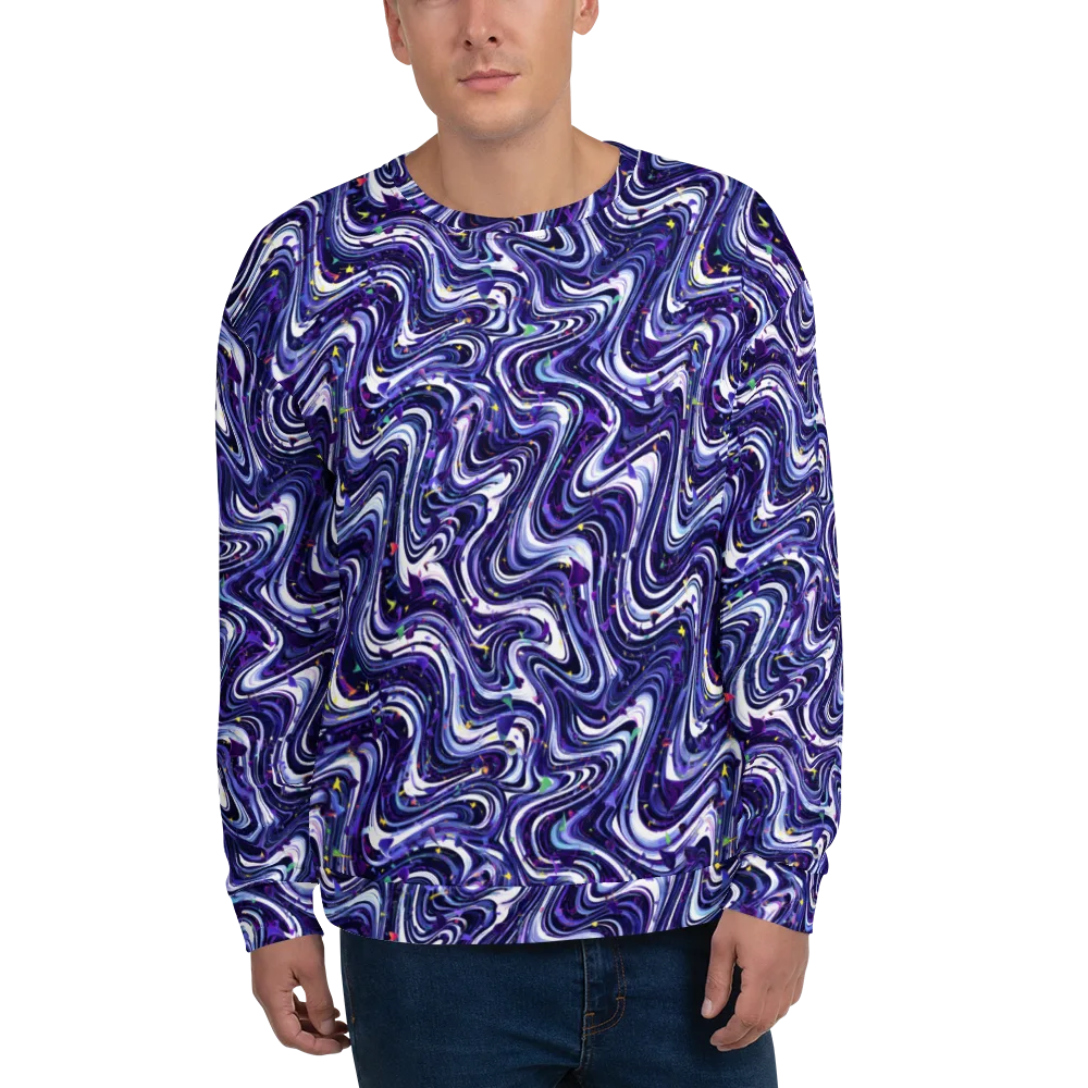 Astral Marbling on Sweatshirt — Front