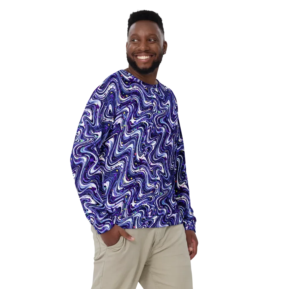 Astral Marbling on Sweatshirt — Front