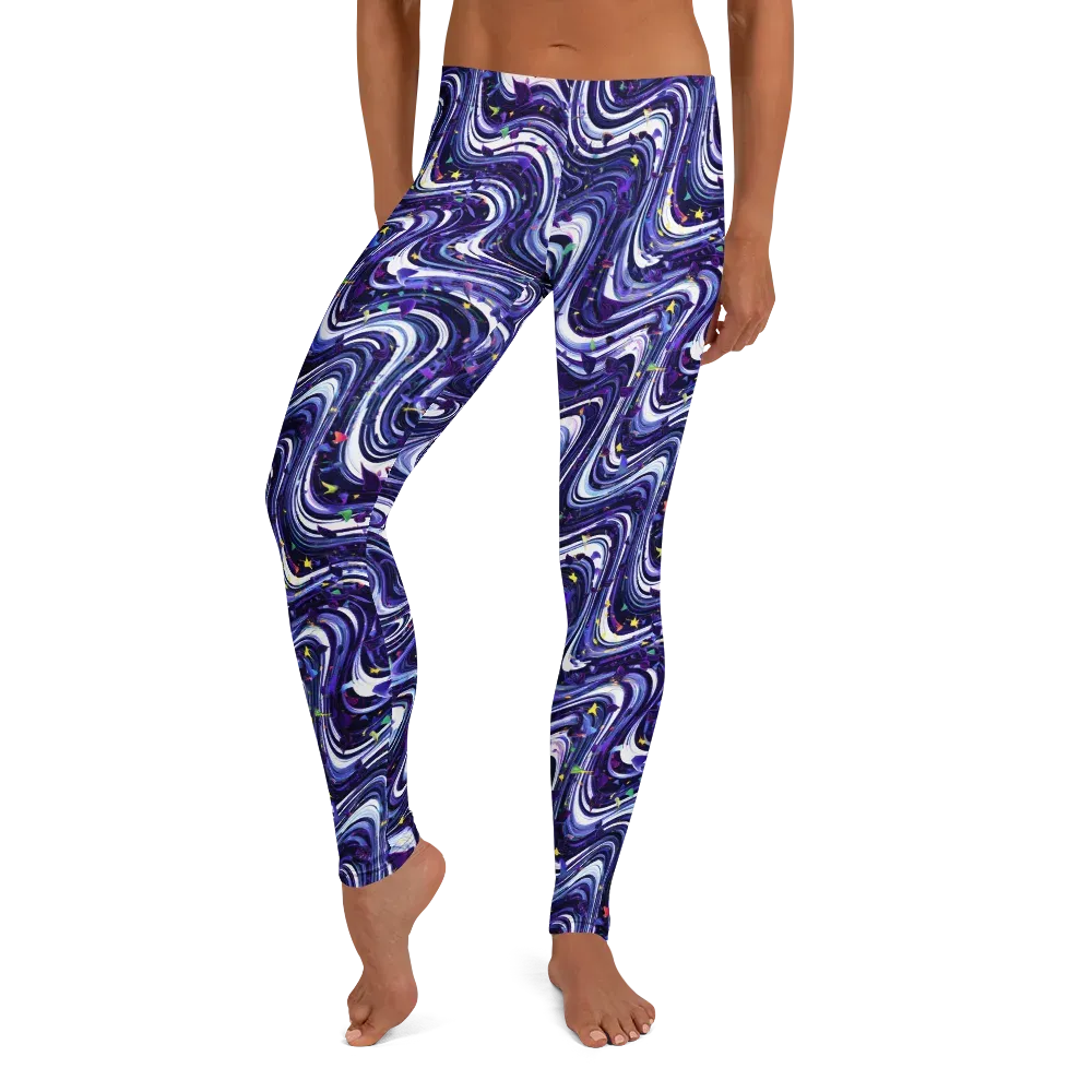 Astral Marbling on Leggings — Front