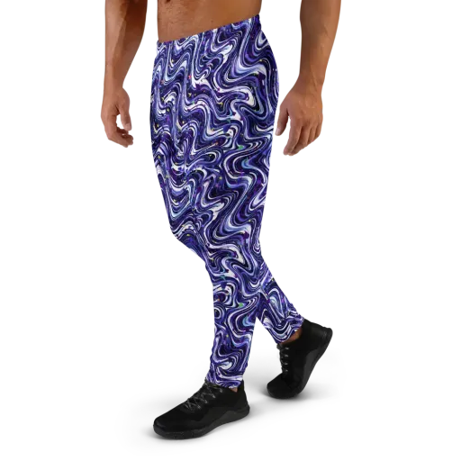 Astral Marbling on a Men's Joggers