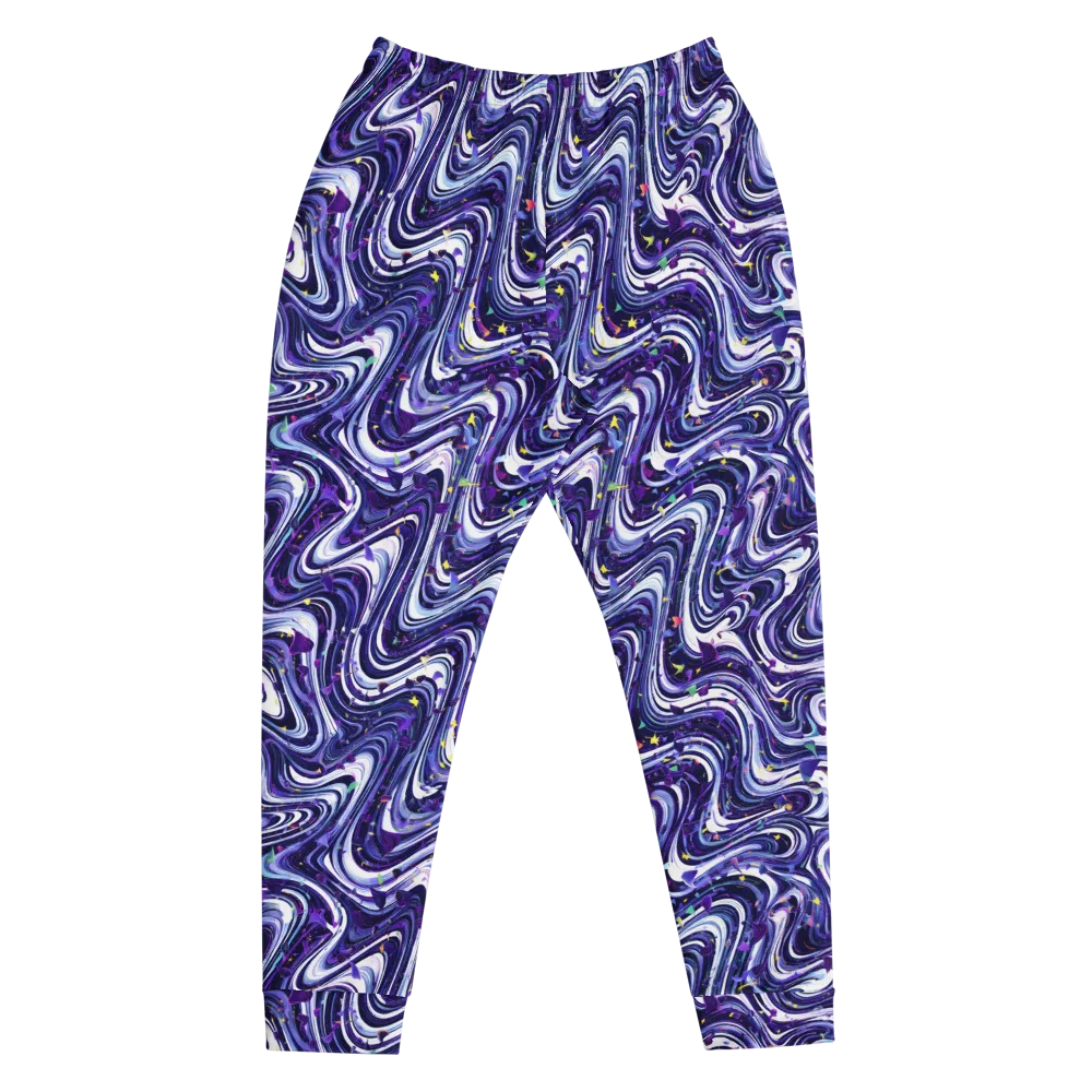 Astral Marbling on Men's Joggers — Front
